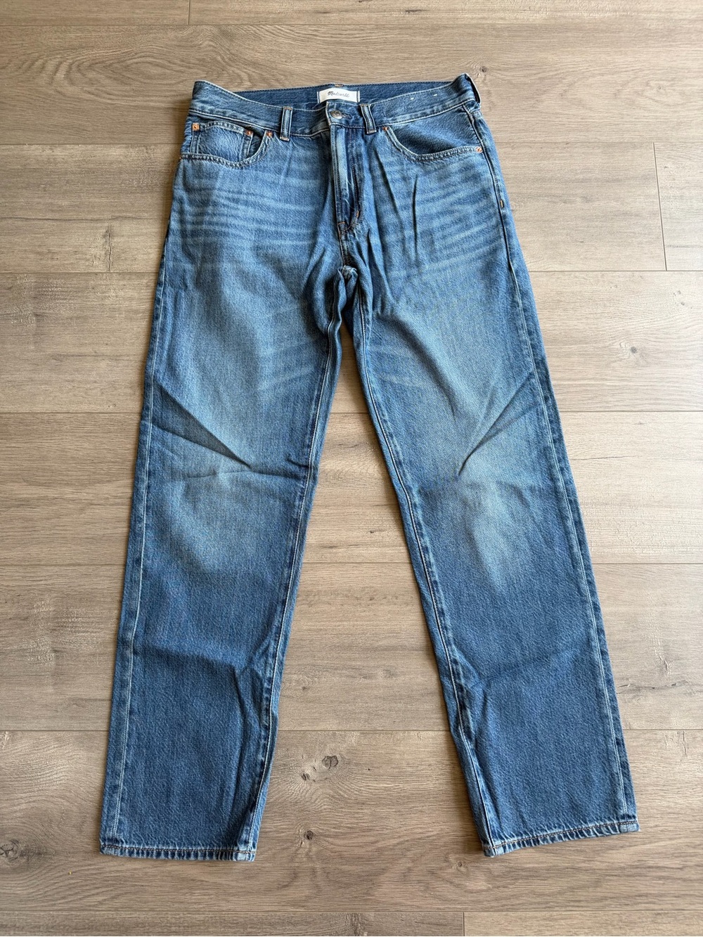 Madewell The Dean Easy Straight Jean - size 27